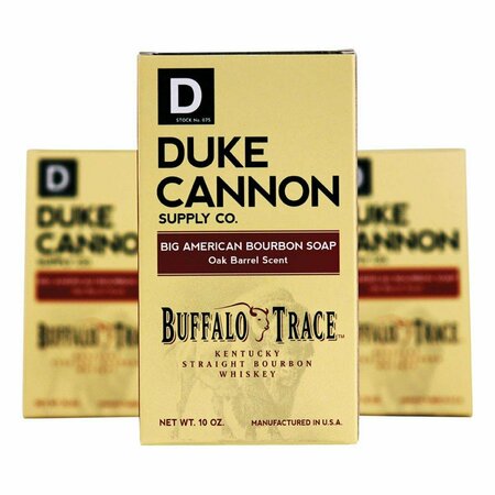 DUKE CANNON Buffalo Trace Bourbon Oak Barrel Scent Bar Soap, 10 oz DU6088